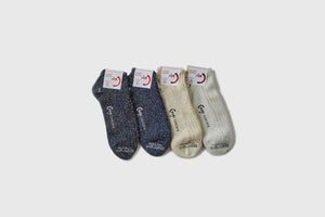 CORgi Socks Short - White×Silver